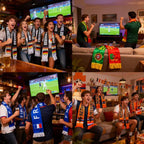 World Cup-themed cheering scarves