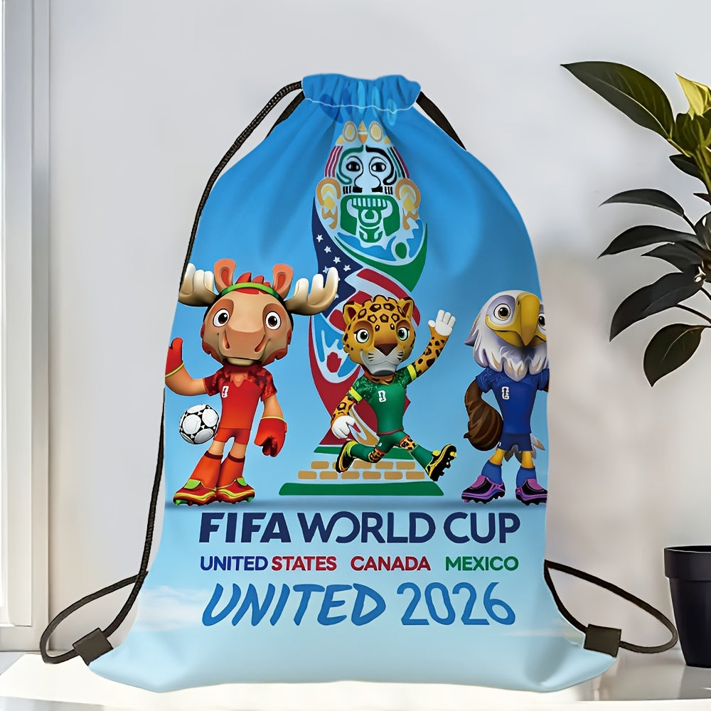 Official 2026 FIFA World Cup Licensed, World Cup, Klatch, Maple, Sayu_Themed Drawstring Backpack