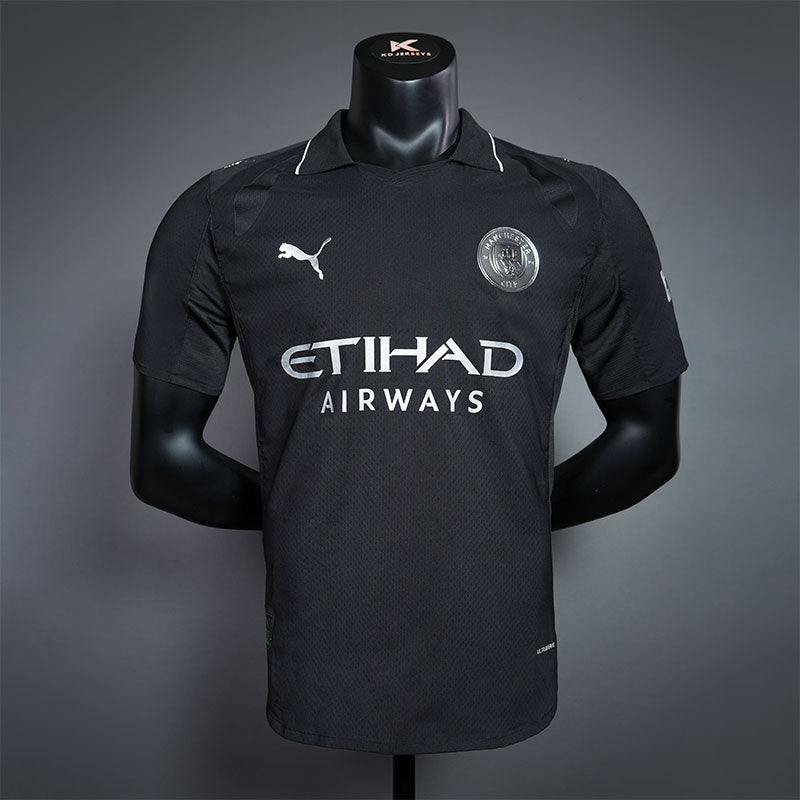 2025-2026 Manchester City Away Player Version Jersey - Short Sleeve