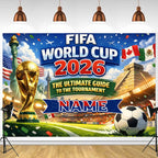 2026 USA-Canada-Mexico Theme Party Banner Backdrop Suitable for Celebration and Party Decoration
