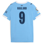 25/26 Manchester City Home Player Version Short Sleeve Jersey, Classic Blue and White Colorway