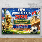2026 USA-Canada-Mexico Theme Party Banner Backdrop Suitable for Celebration and Party Decoration