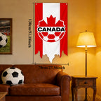 2026 USA-Canada-Mexico National Football Team Flags & Fan Support Supplies, Suitable for Outdoor Lawn Decoration