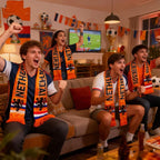 World Cup-themed cheering scarves