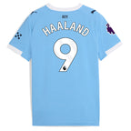 25/26 Manchester City Home Player Version Short Sleeve Jersey, Classic Blue and White Colorway