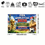 2026 USA-Canada-Mexico Theme Party Banner Backdrop Suitable for Celebration and Party Decoration