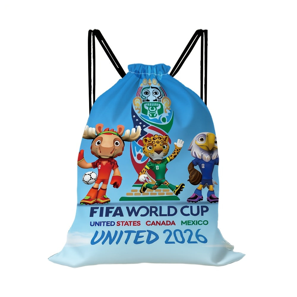 Official 2026 FIFA World Cup Licensed, World Cup, Klatch, Maple, Sayu_Themed Drawstring Backpack