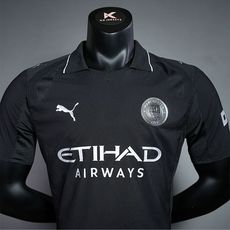 2025-2026 Manchester City Away Player Version Jersey - Short Sleeve