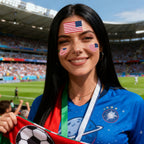 2026 FIFA World Cup Face Decor Stickers Four pieces