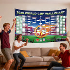 Officially Licensed 2026 USA-Canada-Mexico World Cup Flag – 23.6 x 35.4 inches with 4 metal grommets