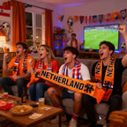 World Cup-themed cheering scarves