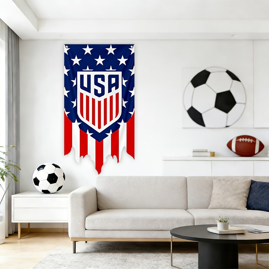 2026 USA-Canada-Mexico National Football Team Flags & Fan Support Supplies, Suitable for Outdoor Lawn Decoration