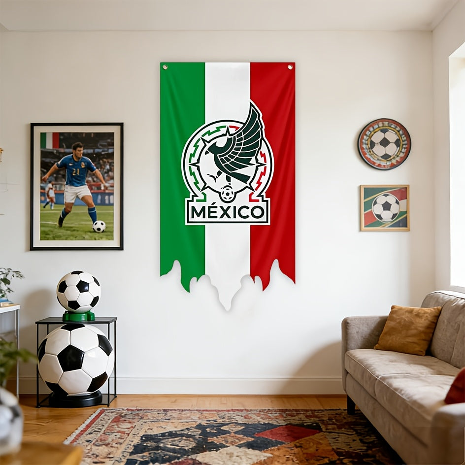 2026 USA-Canada-Mexico National Football Team Flags & Fan Support Supplies, Suitable for Outdoor Lawn Decoration