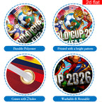 2026 USA-Canada-Mexico World Cup Banner (3x5 feet) Featuring the Host Countries' Flags