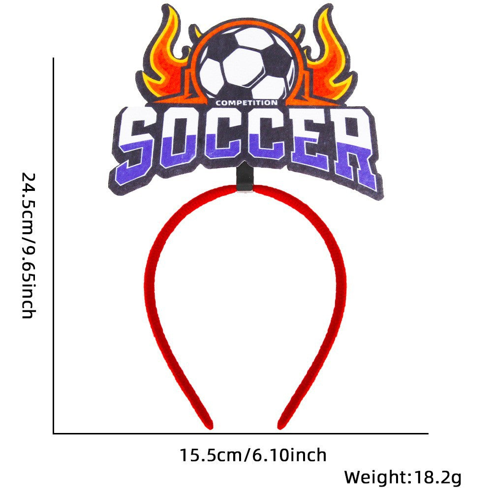 Football Decorative Headband, 2026 World Cup Decoration Suitable for Parties