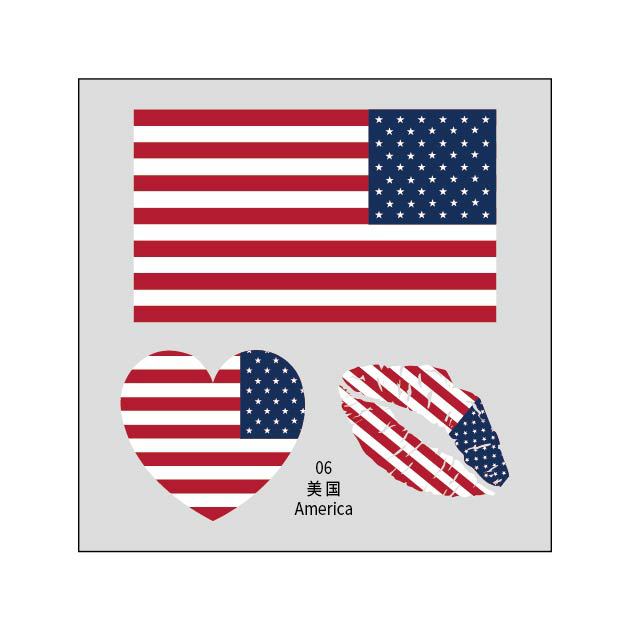 2026 FIFA World Cup Face Decor Stickers Four pieces
