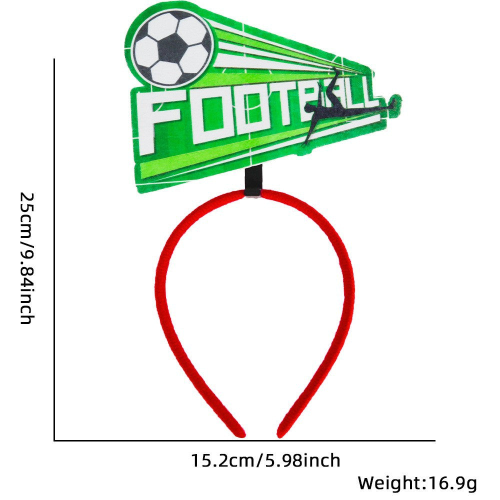 Football Decorative Headband, 2026 World Cup Decoration Suitable for Parties