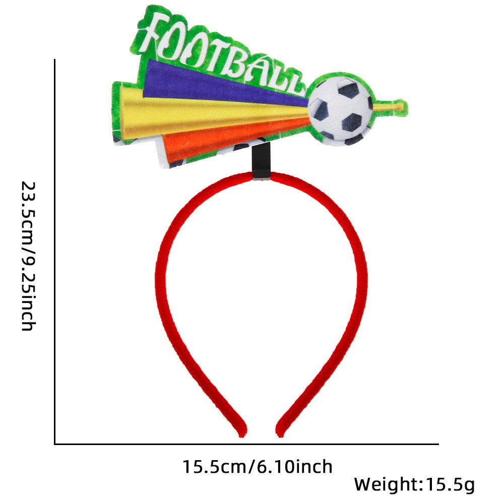 Football Decorative Headband, 2026 World Cup Decoration Suitable for Parties