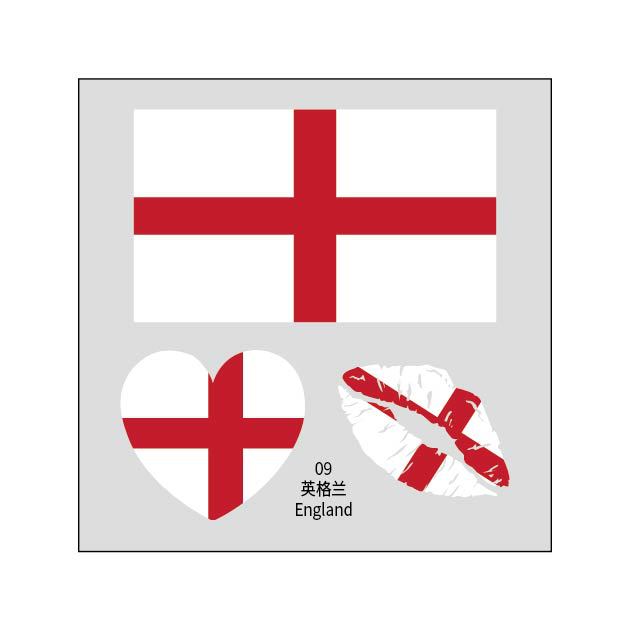 2026 FIFA World Cup Face Decor Stickers Four pieces