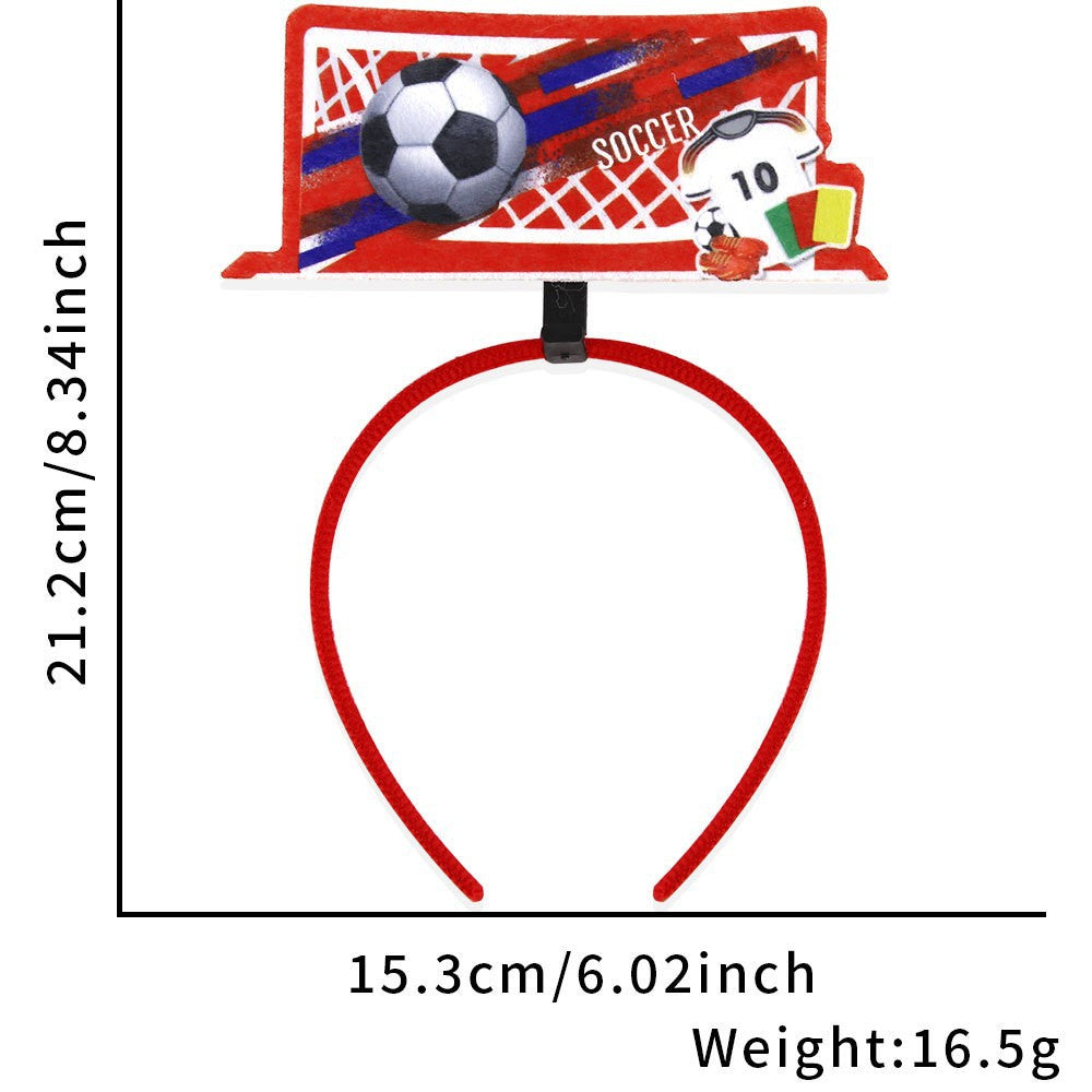 Football Decorative Headband, 2026 World Cup Decoration Suitable for Parties