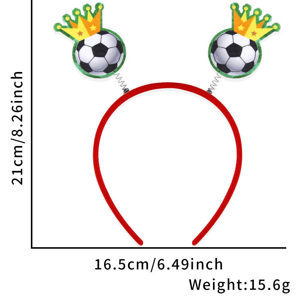 Football Decorative Headband, 2026 World Cup Decoration Suitable for Parties
