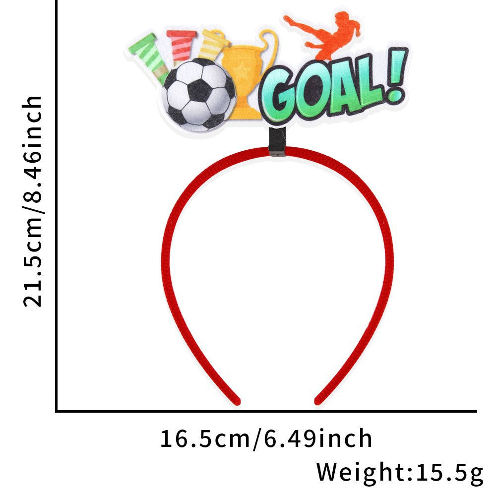 Football Decorative Headband, 2026 World Cup Decoration Suitable for Parties
