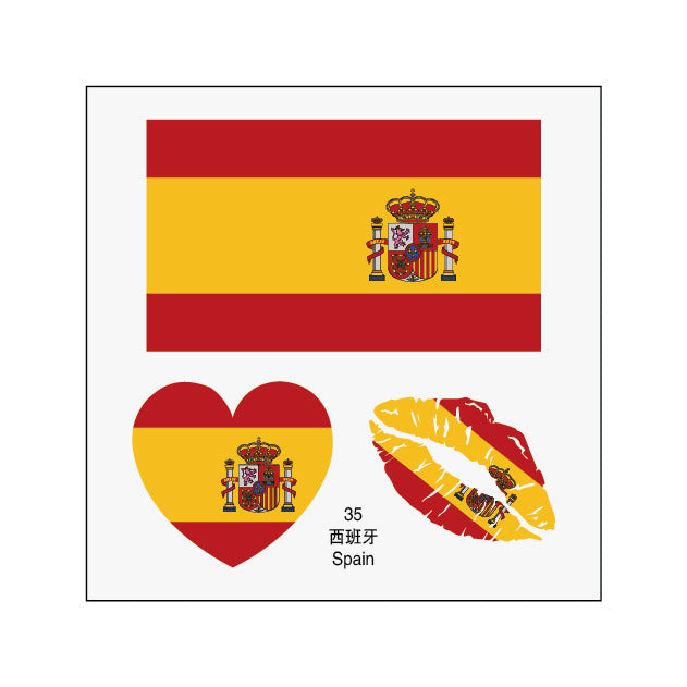 2026 FIFA World Cup Face Decor Stickers Four pieces