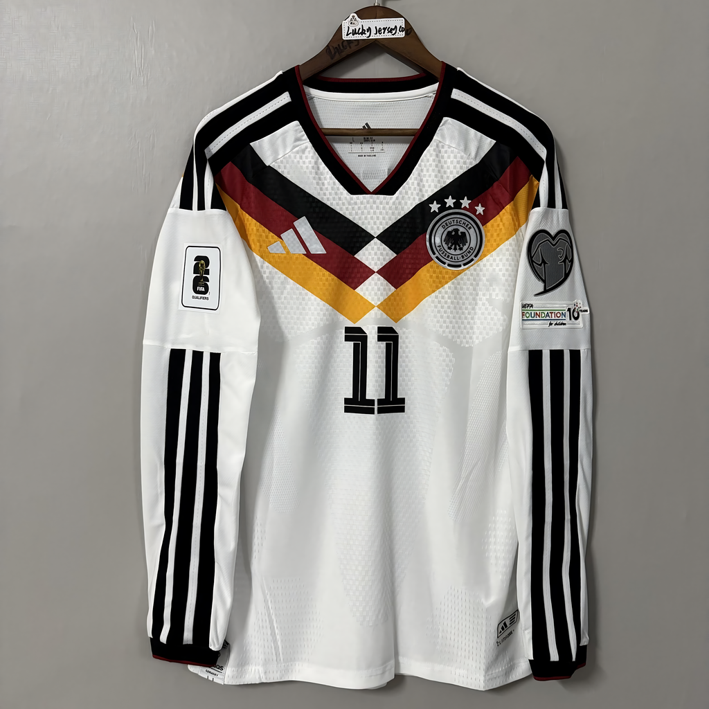 2026 World Cup Germany national team long sleevedplayer edition jersey No.11 Chris Führich