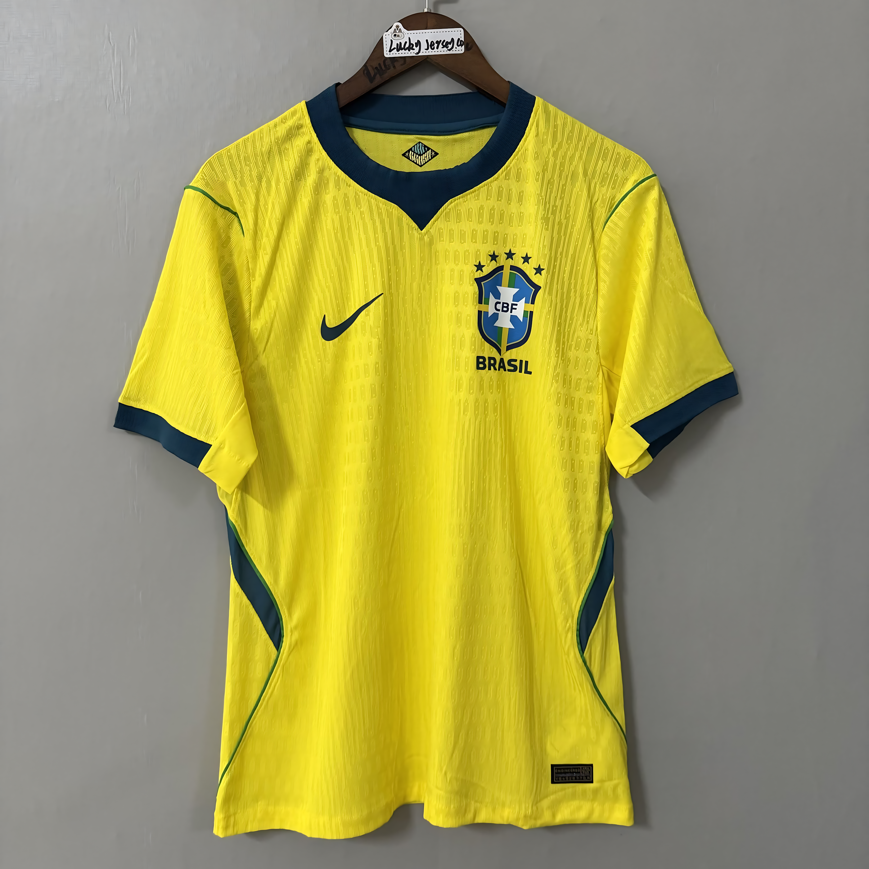 Brazil National Team Home Player Edition Short-SleeveSoccer Jersey for the 2026 World Cup