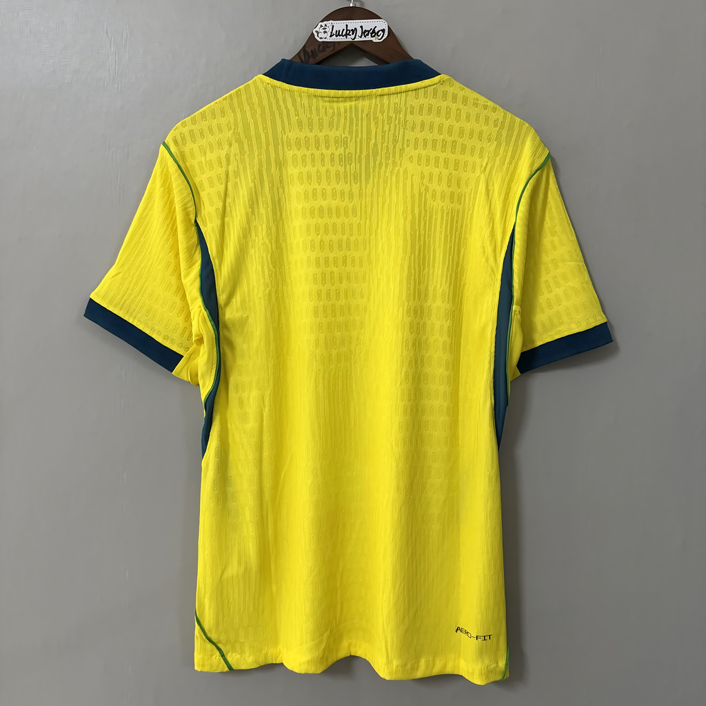 Brazil National Team Home Player Edition Short-SleeveSoccer Jersey for the 2026 World Cup