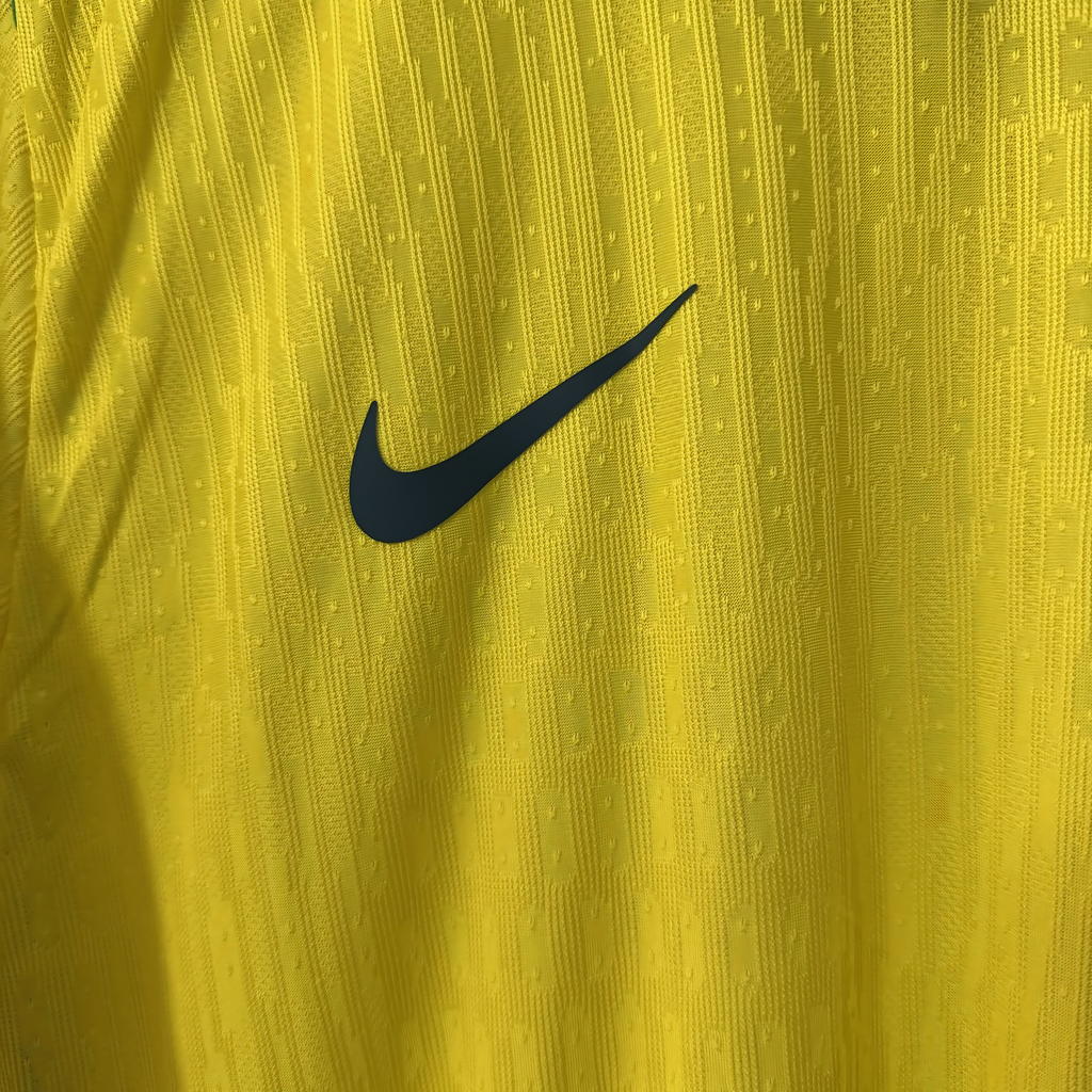Brazil National Team Home Player Edition Short-SleeveSoccer Jersey for the 2026 World Cup