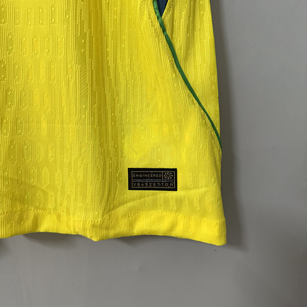 Brazil National Team Home Player Edition Short-SleeveSoccer Jersey for the 2026 World Cup