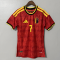 2026 World Cup Belgium national team player edition jersey NO.7 De Bruyne