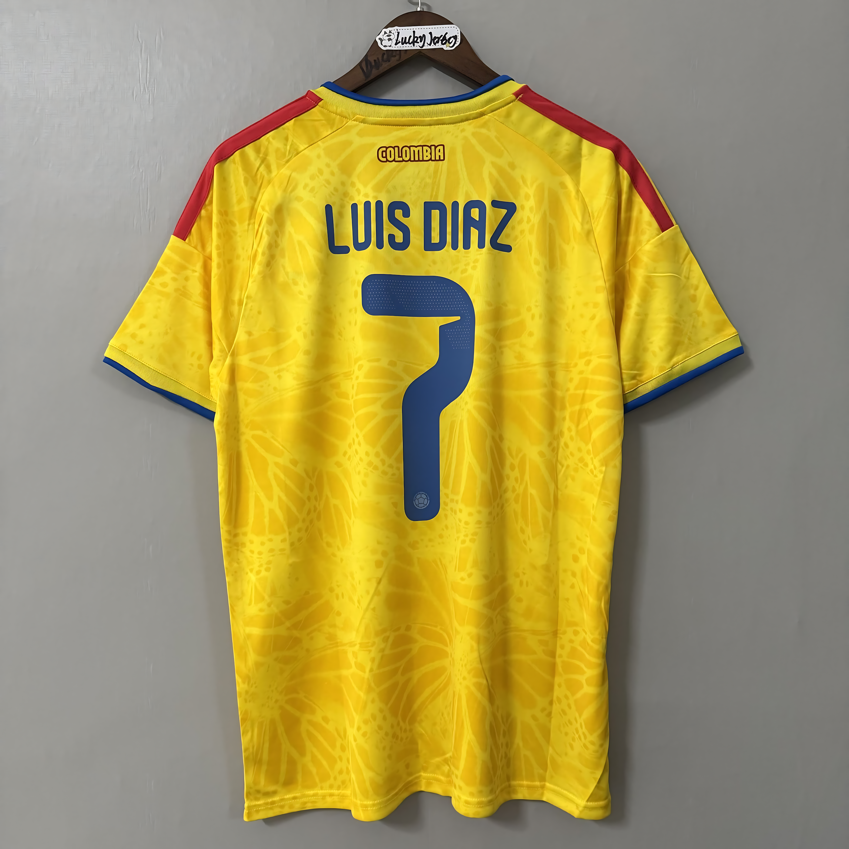 2026 FIFA World Cup Colombia National Team Home FanEdition Short-Sleeve Soccer Jersey