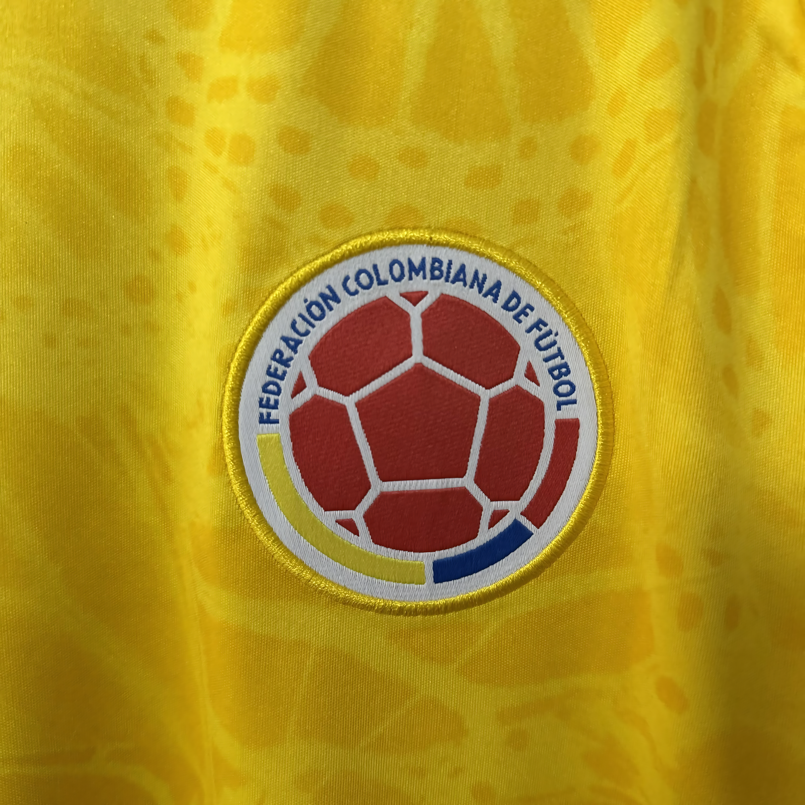 2026 FIFA World Cup Colombia National Team Home FanEdition Short-Sleeve Soccer Jersey