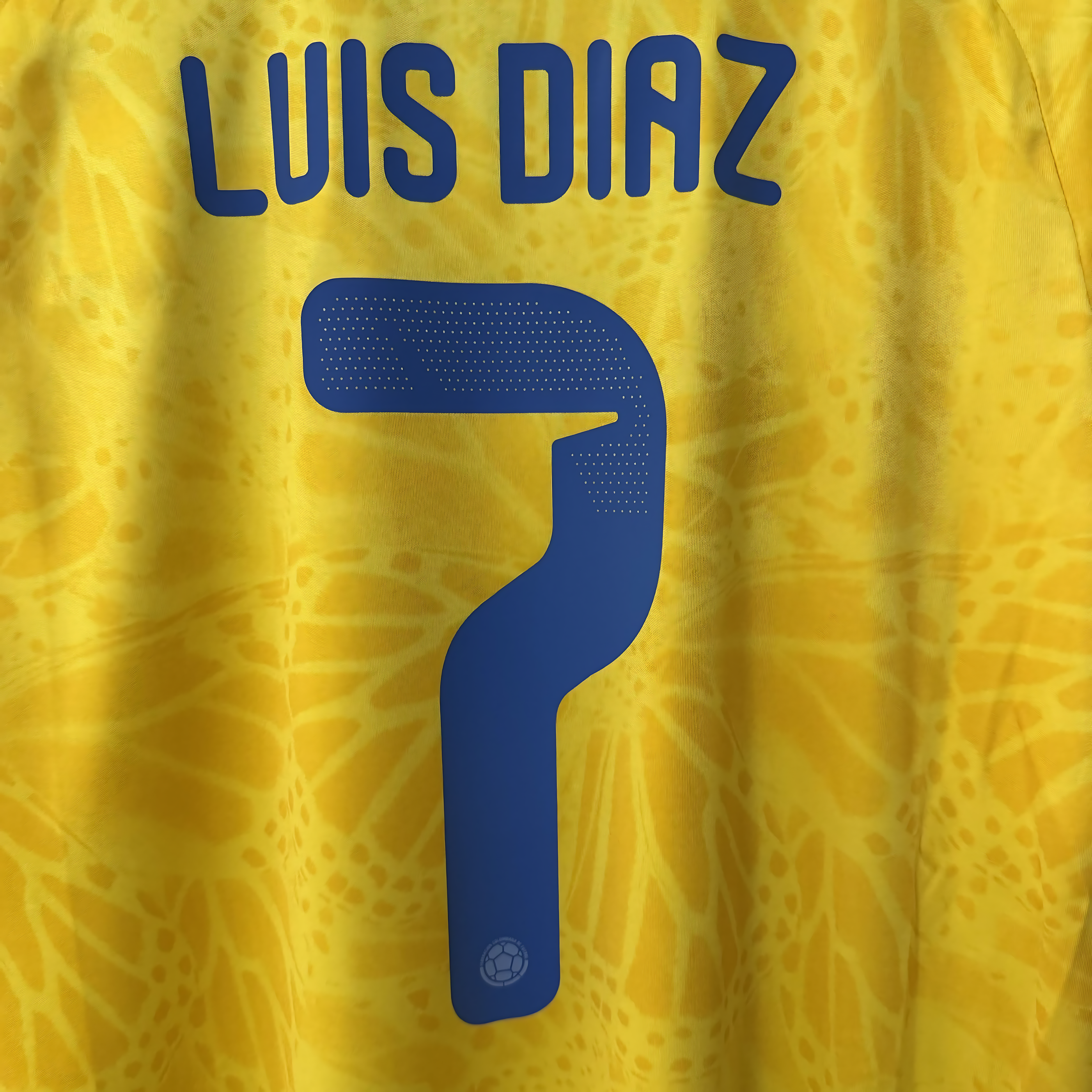 2026 FIFA World Cup Colombia National Team Home FanEdition Short-Sleeve Soccer Jersey