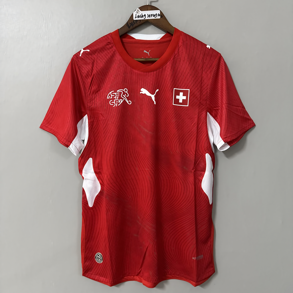 2026 FIFA World Cup Switzerland National Team Home Player Edition Soccer Short Jersey