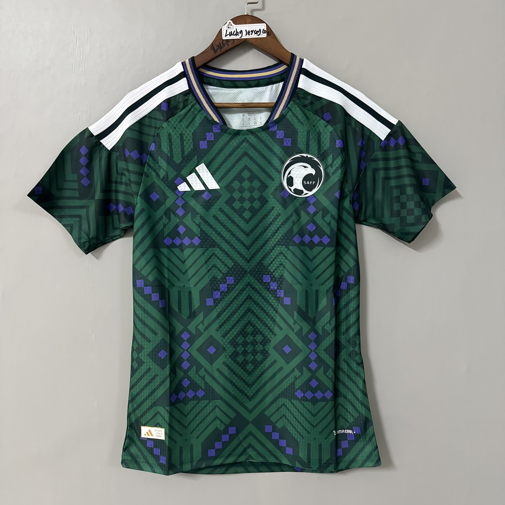 2026 FIFA World Cup Saudi Arabia National Team Home Player Edition Soccer Short Jersey