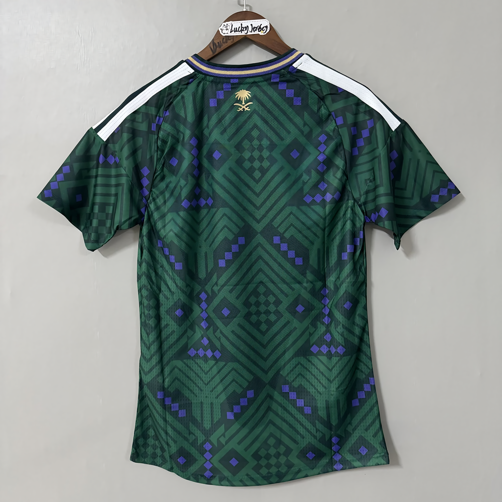 2026 FIFA World Cup Saudi Arabia National Team Home Player Edition Soccer Short Jersey