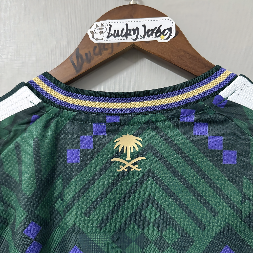 2026 FIFA World Cup Saudi Arabia National Team Home Player Edition Soccer Short Jersey