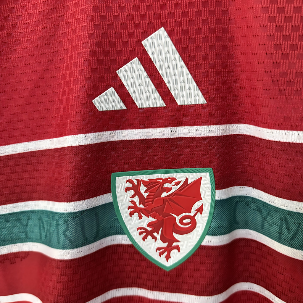Wales Team 2026-27 Season Home Player Edition Jersey 2026 FIFA World Cup