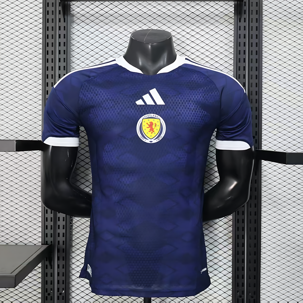 2026 FIFA World Cup Scotland Team Home Player Edition Soccer Short-Sleeve Jersey