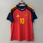 2026 FIFA World Cup Spain National Team Home FanEdition Short-Sleeve Soccer Jersey