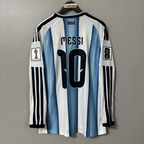 2026 FIFA World Cup Argentina National Team PlayerEdition Long-Sleeve Soccer Jersey Messi, No. 10