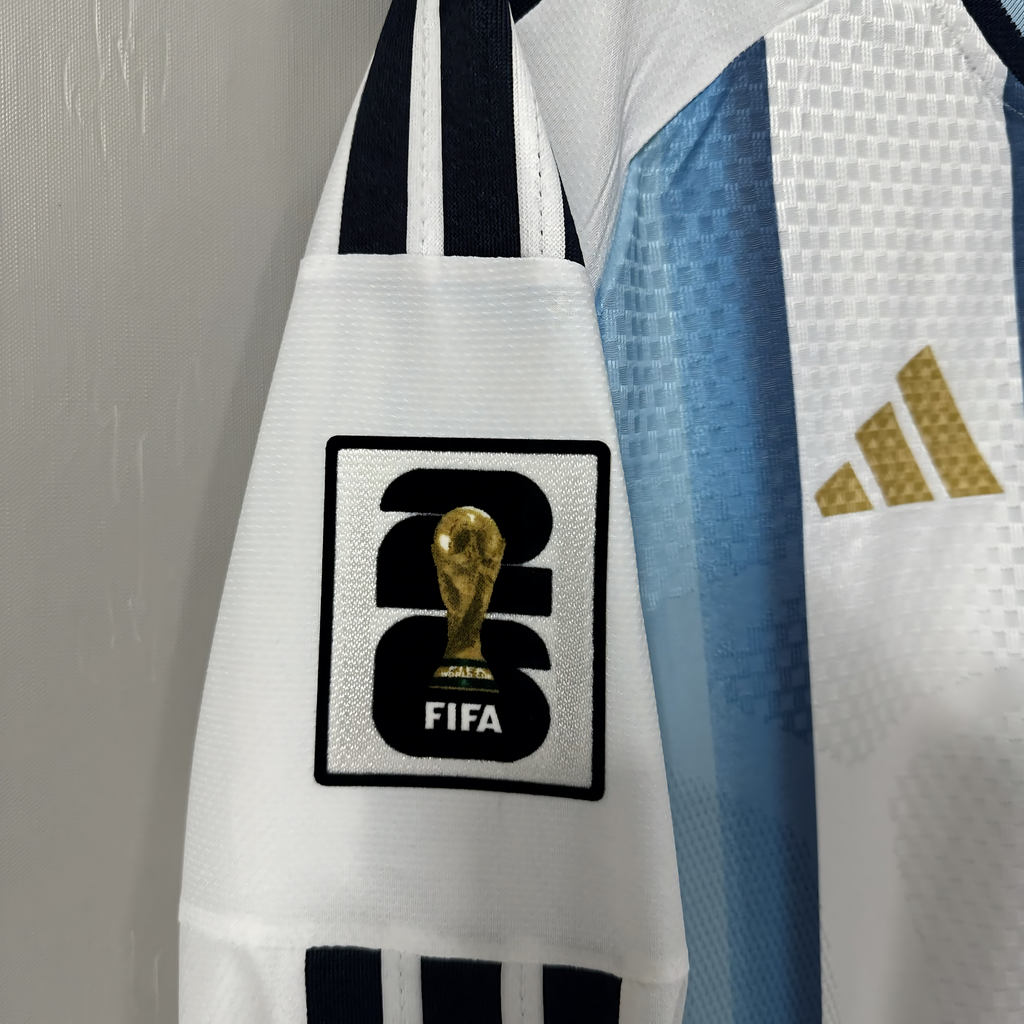 2026 FIFA World Cup Argentina National Team PlayerEdition Long-Sleeve Soccer Jersey Messi, No. 10