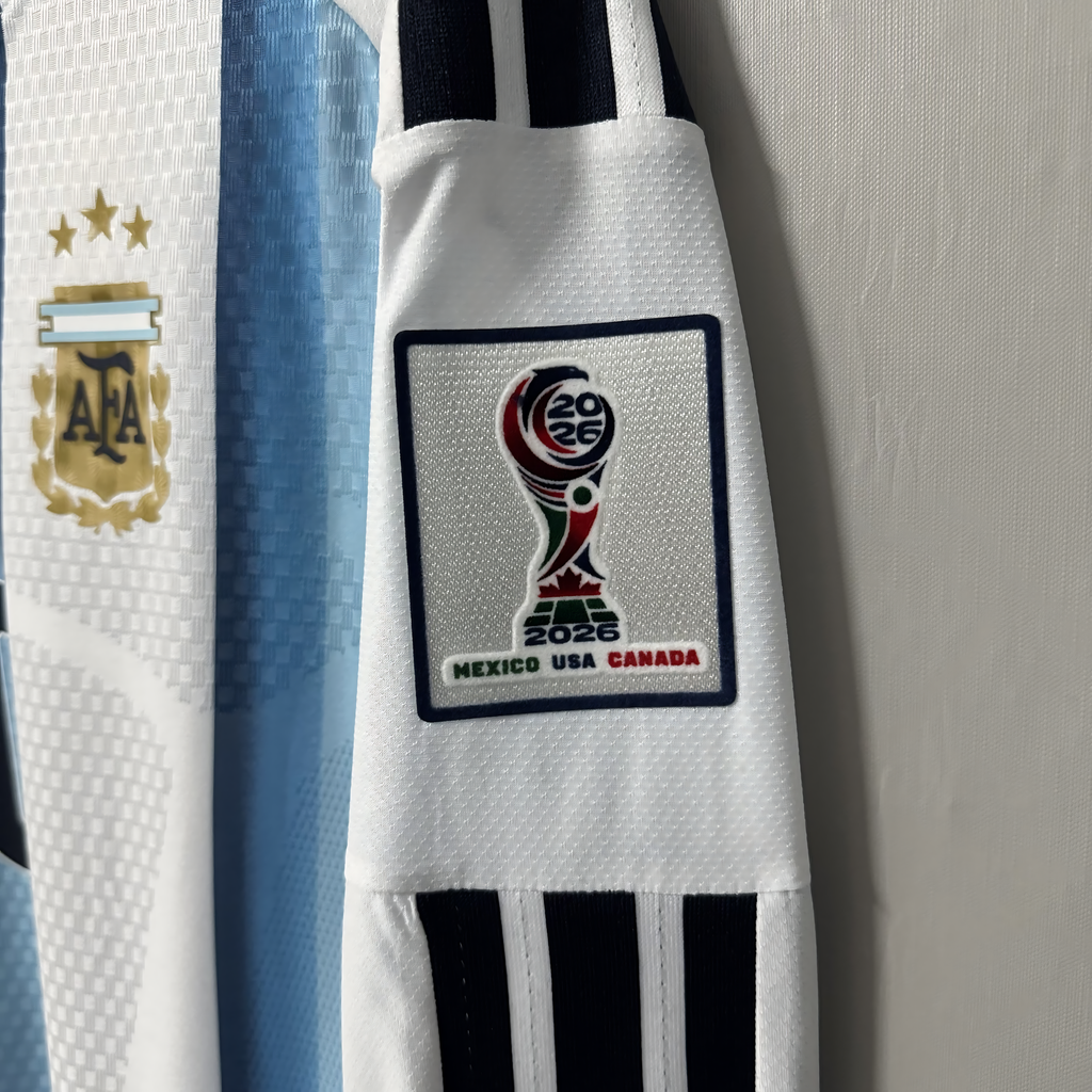 2026 FIFA World Cup Argentina National Team PlayerEdition Long-Sleeve Soccer Jersey Messi, No. 10
