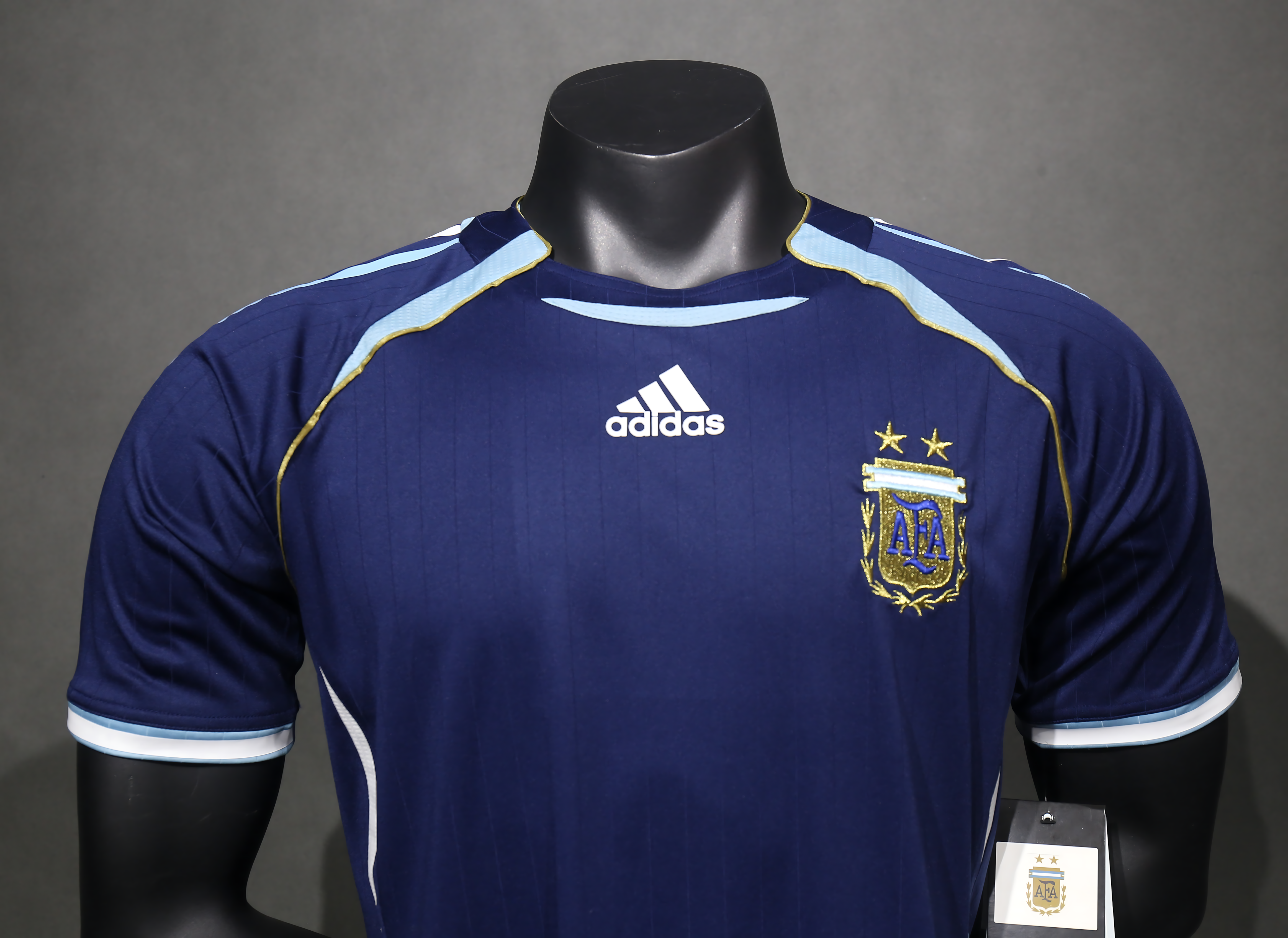 Argentina National Team adidas 2006 Bringback Away Jersey - Navy