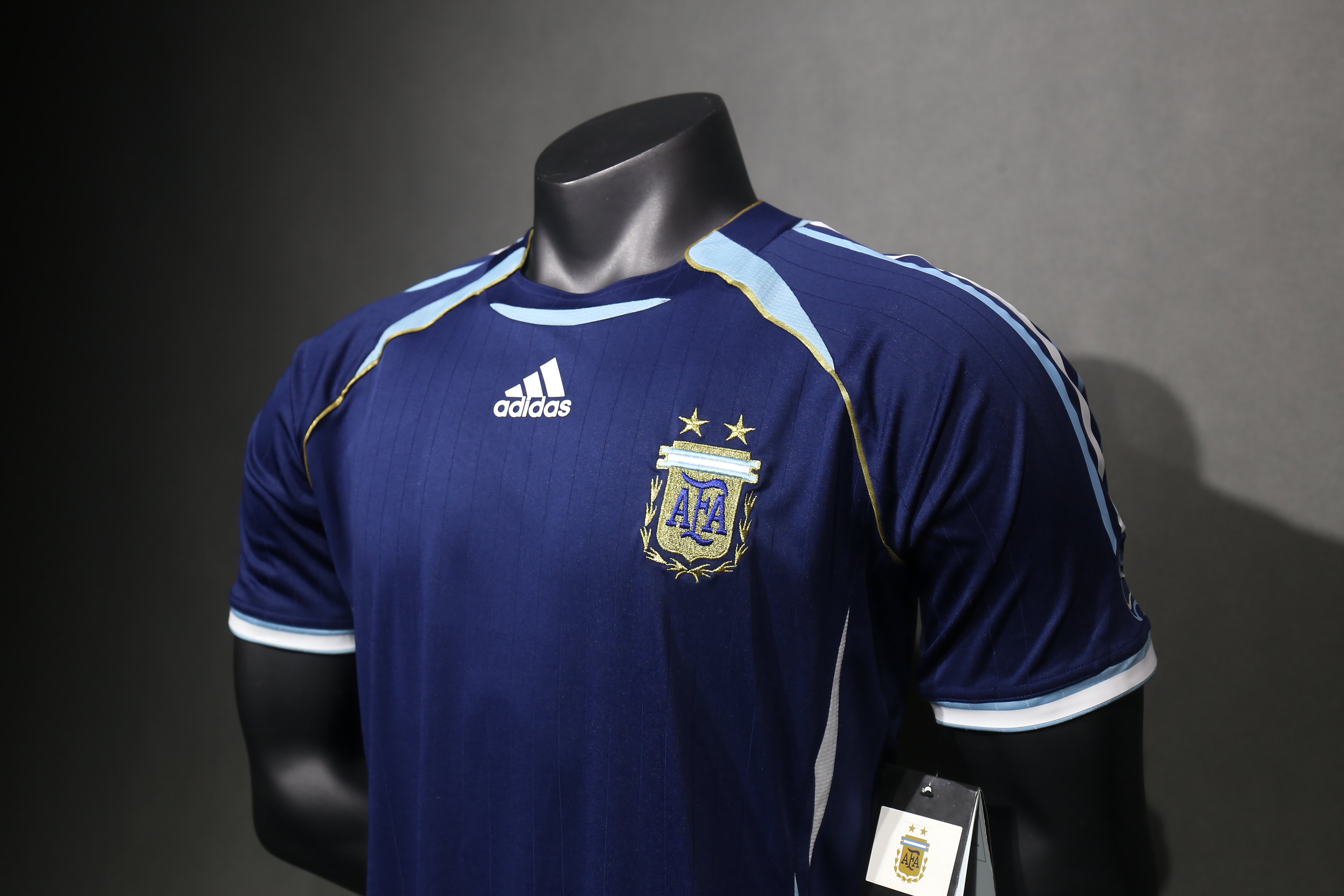 Argentina National Team adidas 2006 Bringback Away Jersey - Navy