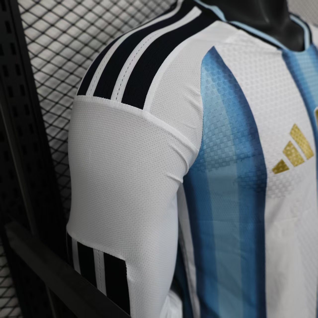 Argentina World Cup Home Player Version Jersey - Short Sleeve