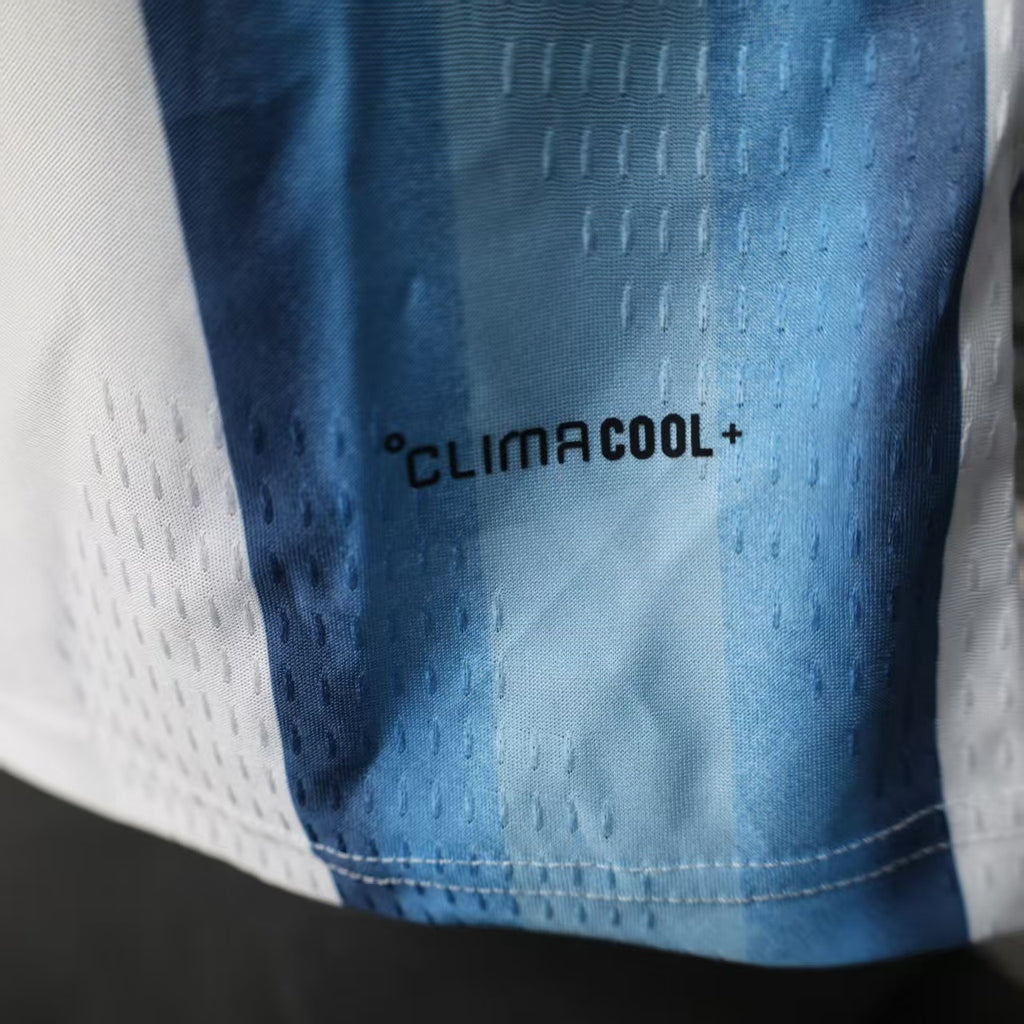 Argentina World Cup Home Player Version Jersey - Short Sleeve